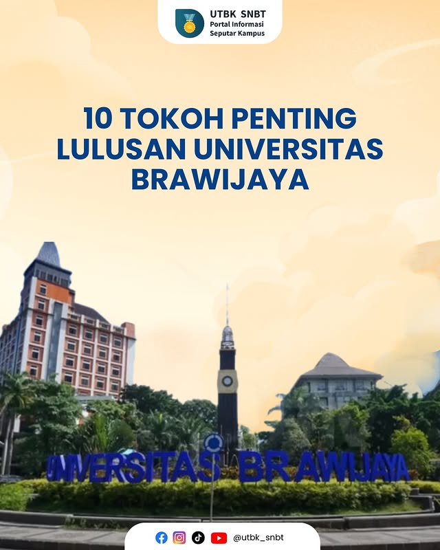 10 Tokoh Penting Lulusan Universitas Brawijaya