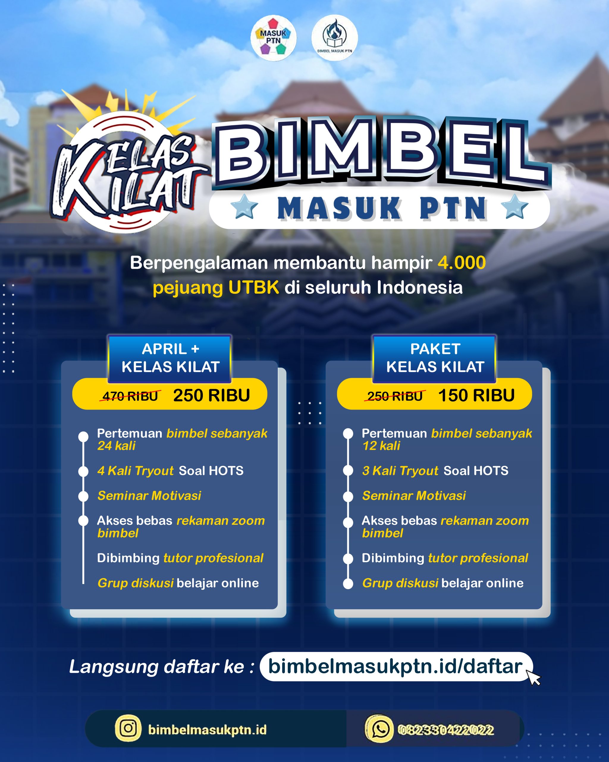 Bimbel Intensif Online UTBK SNBT Terbaik
